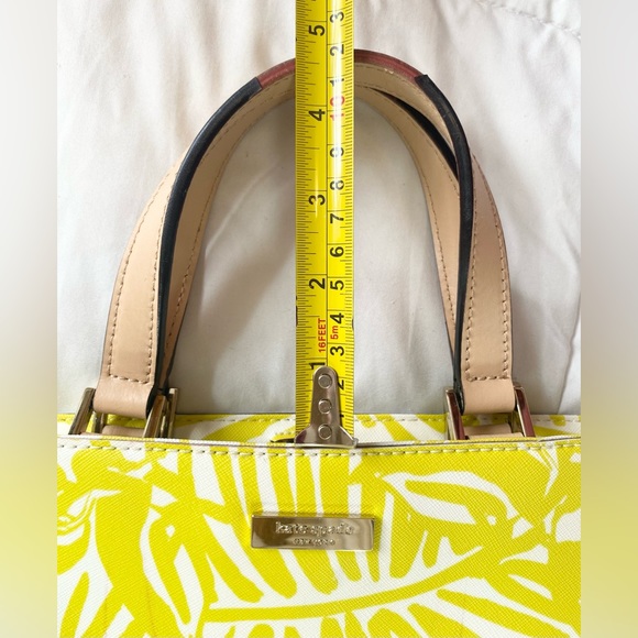 Kate Spade Grant Street Tropical Palm Juno Tote, Green Multi - Picture 11 of 16